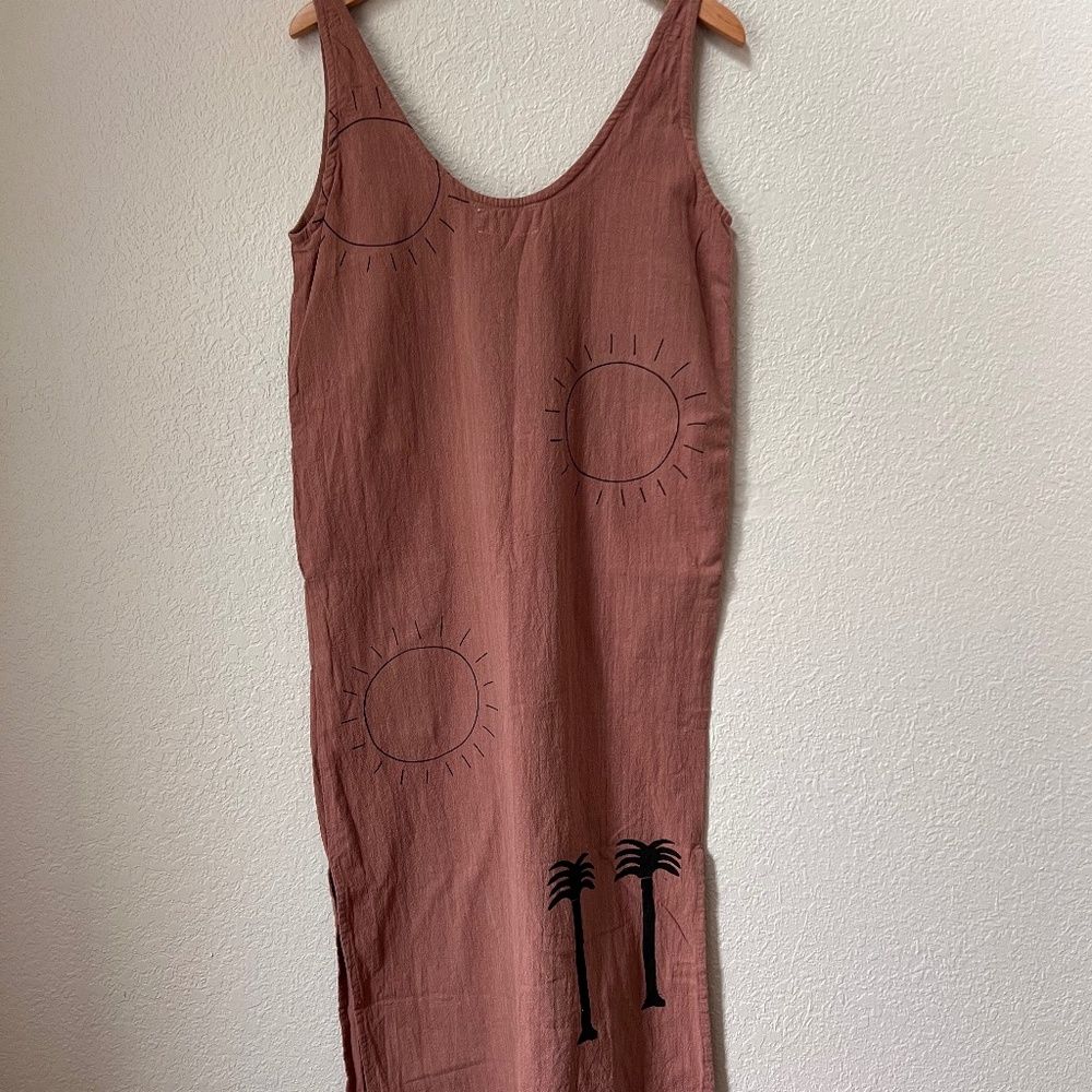 PO-EM Terracotta Sun Long Sundress